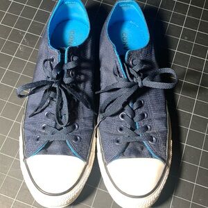 Men’s Chuck Taylor All Star Low, Obsidian Blue Hero, Size 10